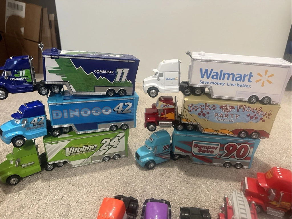Disney Pixar Cars Huge Collection Lot 250+ Mattel Diecast Rare Haulers
