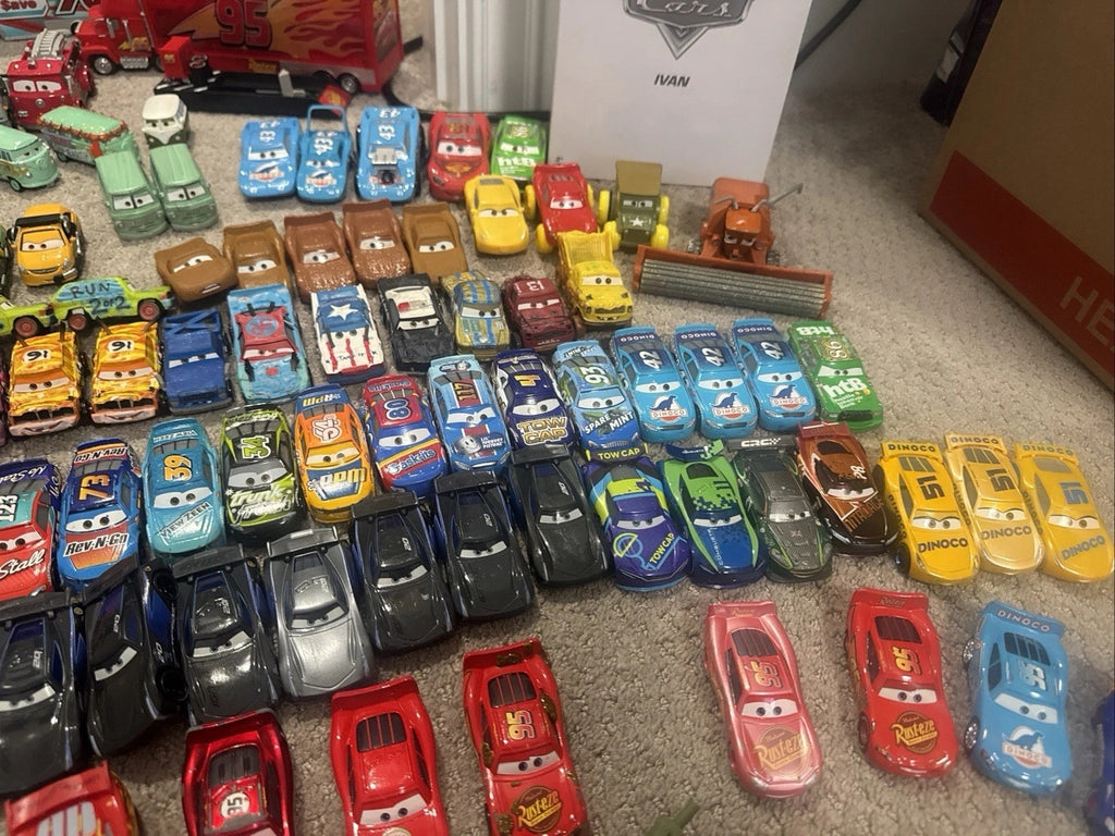 Disney Pixar Cars Huge Collection Lot 250+ Mattel Diecast Rare Haulers