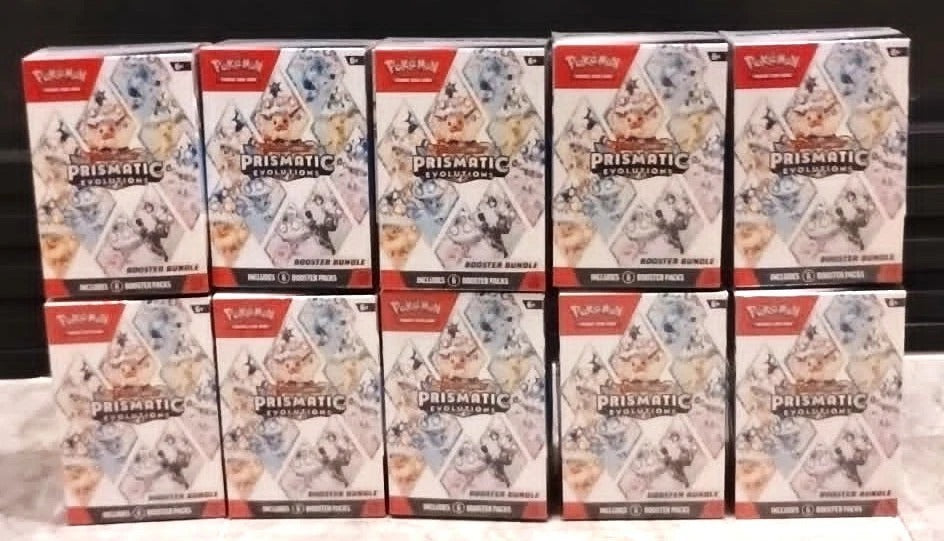 Huge Pokemon Sealed ETB ~ Booster ~ Pack LOT Prismatic ~ Ascended ~ Mega ++++