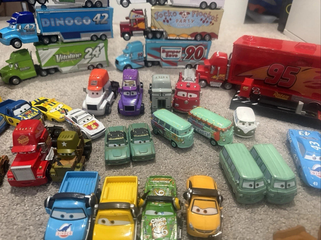 Disney Pixar Cars Huge Collection Lot 250+ Mattel Diecast Rare Haulers