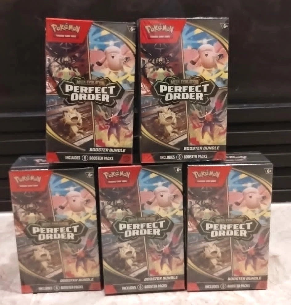Huge Pokemon Sealed ETB ~ Booster ~ Pack LOT Prismatic ~ Ascended ~ Mega ++++
